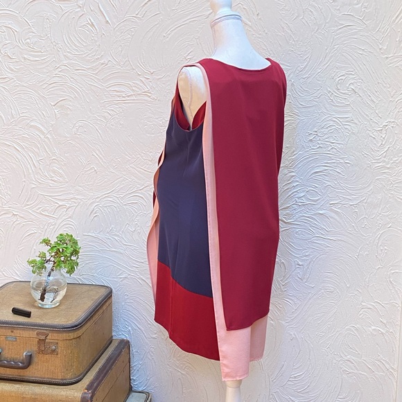 SOLD 💝 ROSIE POPE Edina Maternity Shift Dress Size Large color block, multicolor - Picture 6 of 13